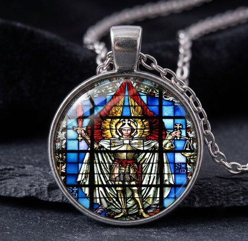 Sacred Glass Pendant Necklace